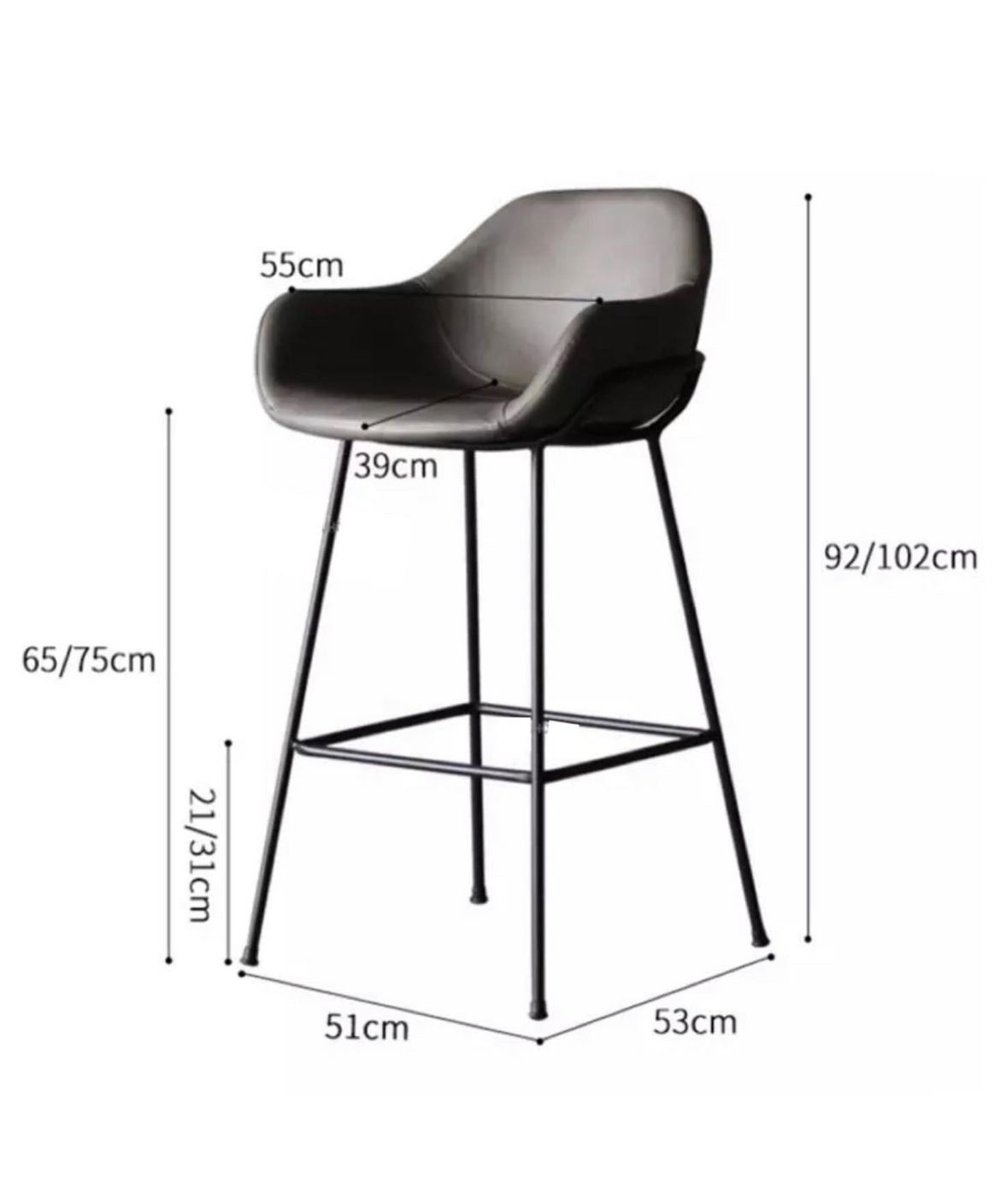 ALETTA BAR STOOL 38