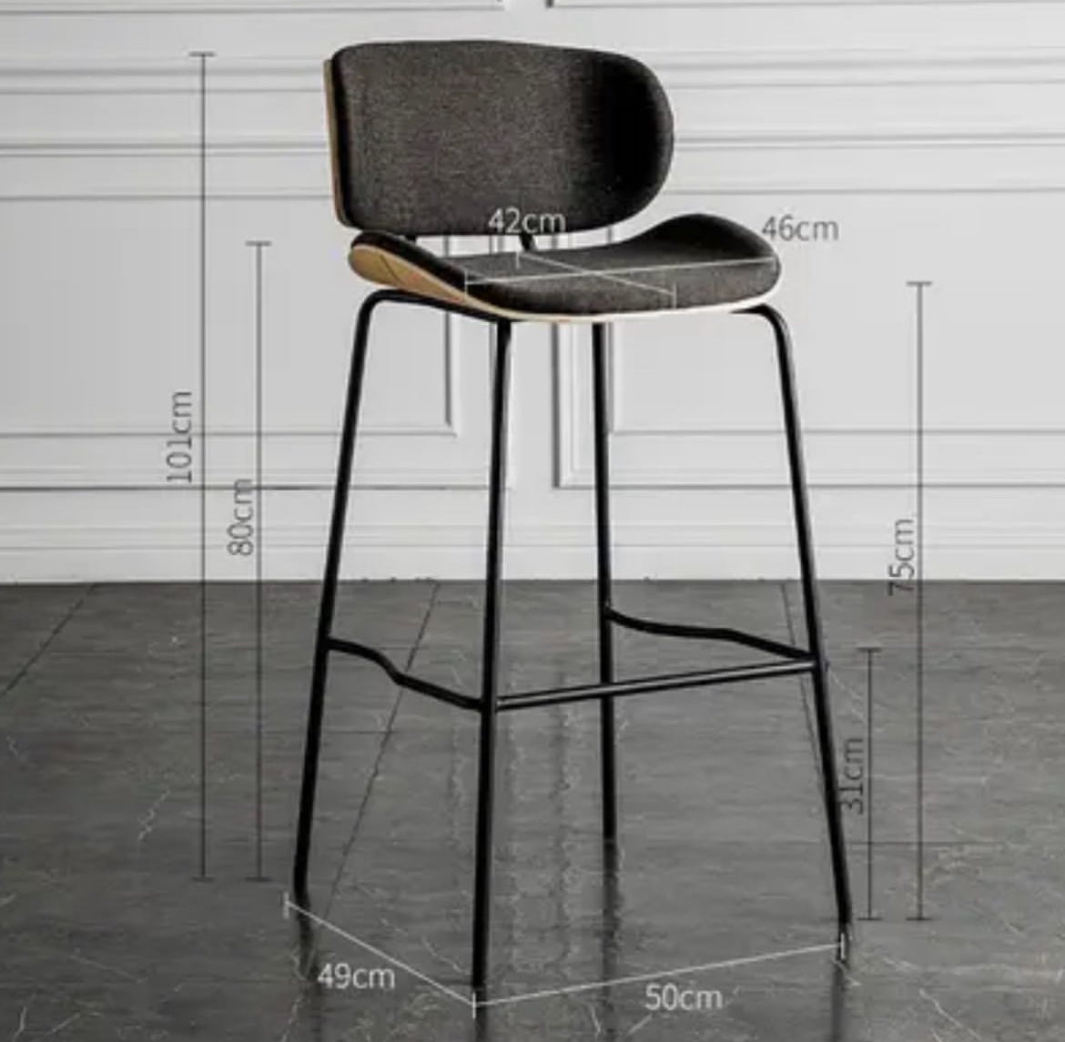 ALETTA BAR STOOL 46