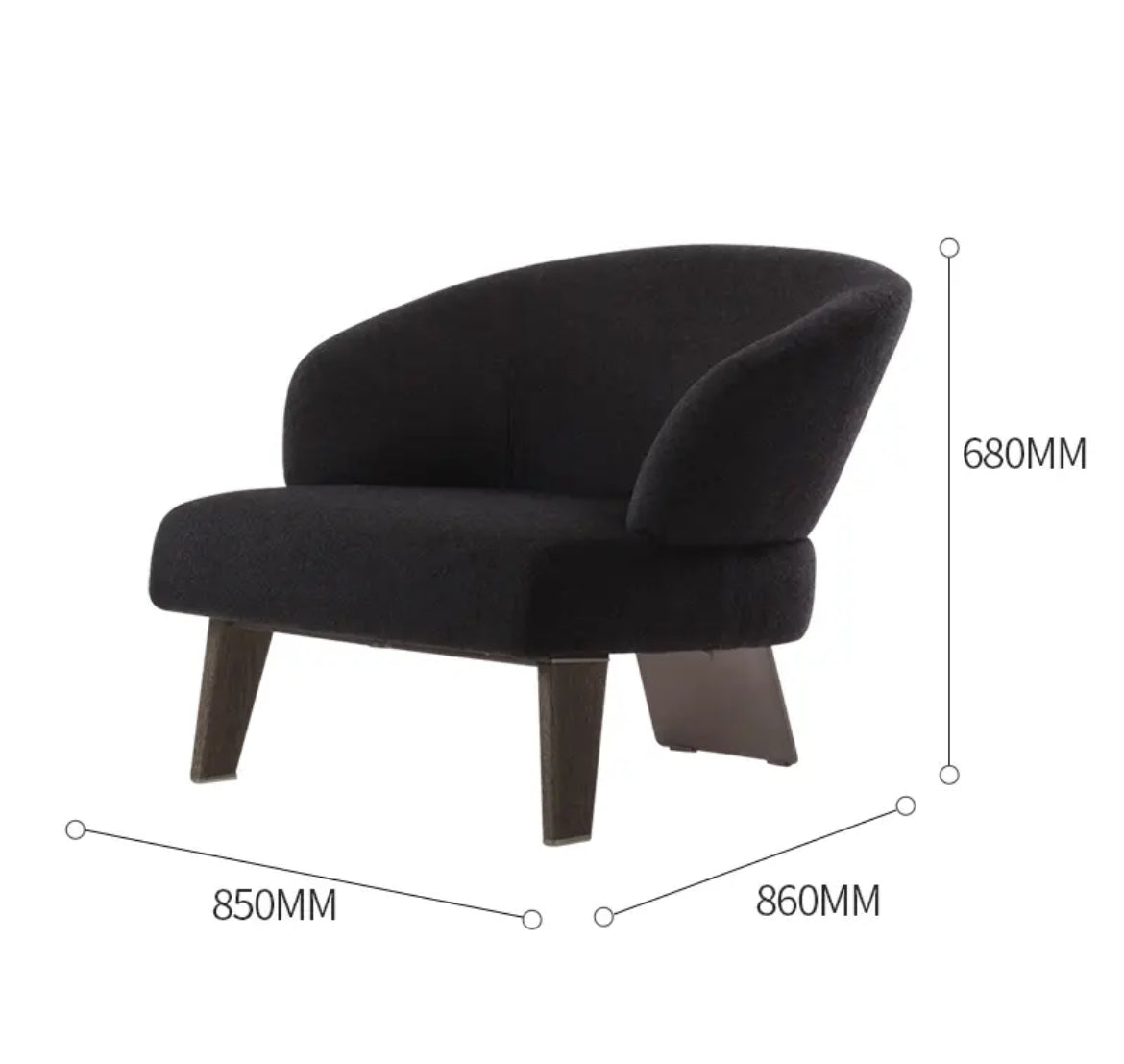 ALETTA LOUNGE CHAIR 75