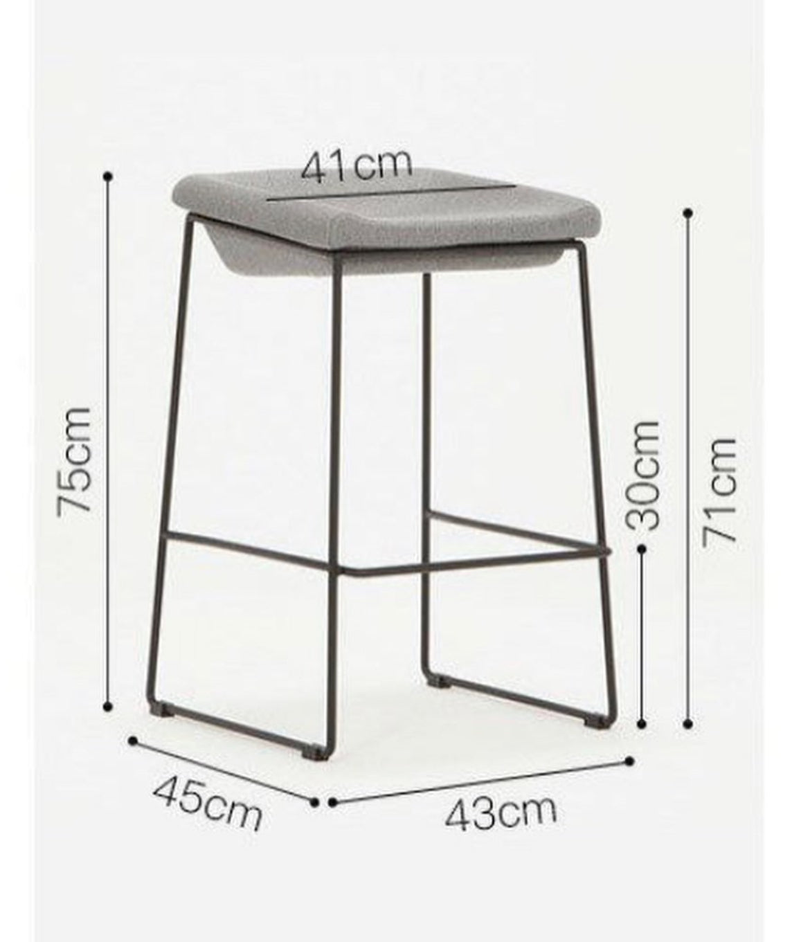 ALETTA BAR STOOL 24