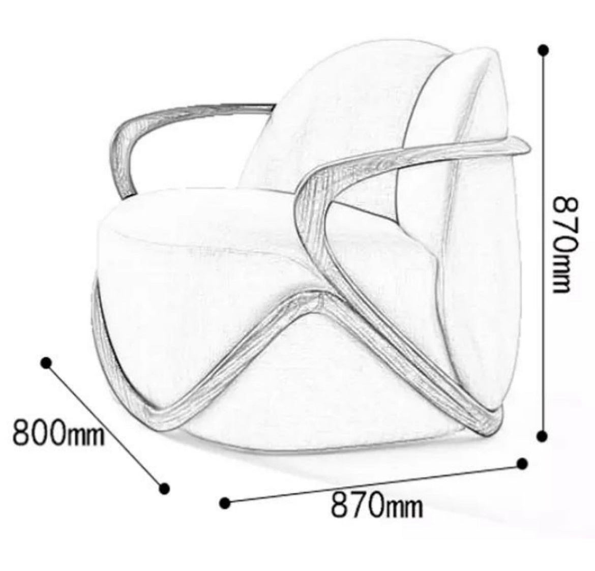 ALETTA LOUNGE CHAIR 78