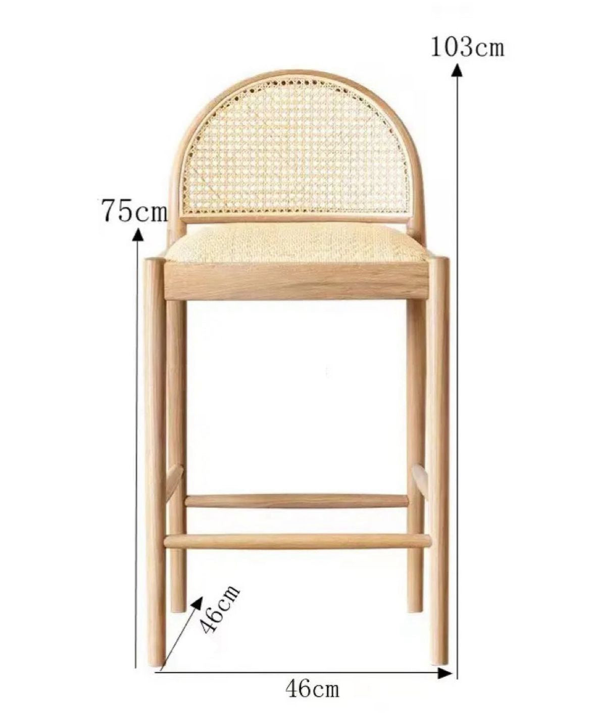 ALETTA BAR STOOL 45