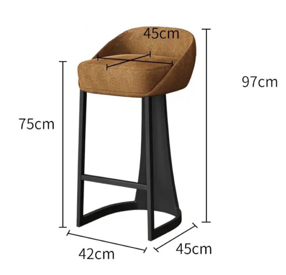 ALETTA BAR STOOL 48