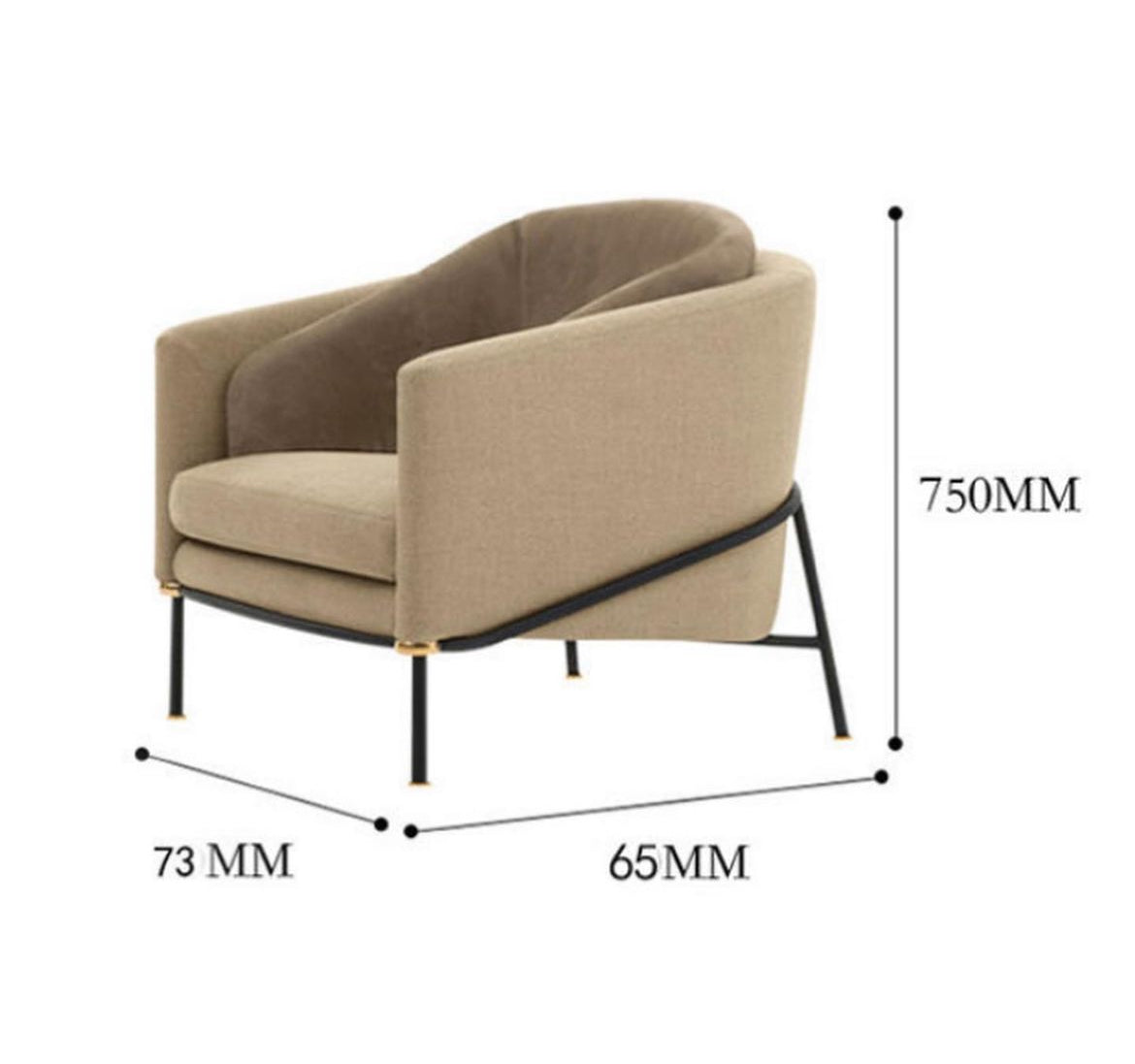 ALETTA LOUNGE CHAIR 74