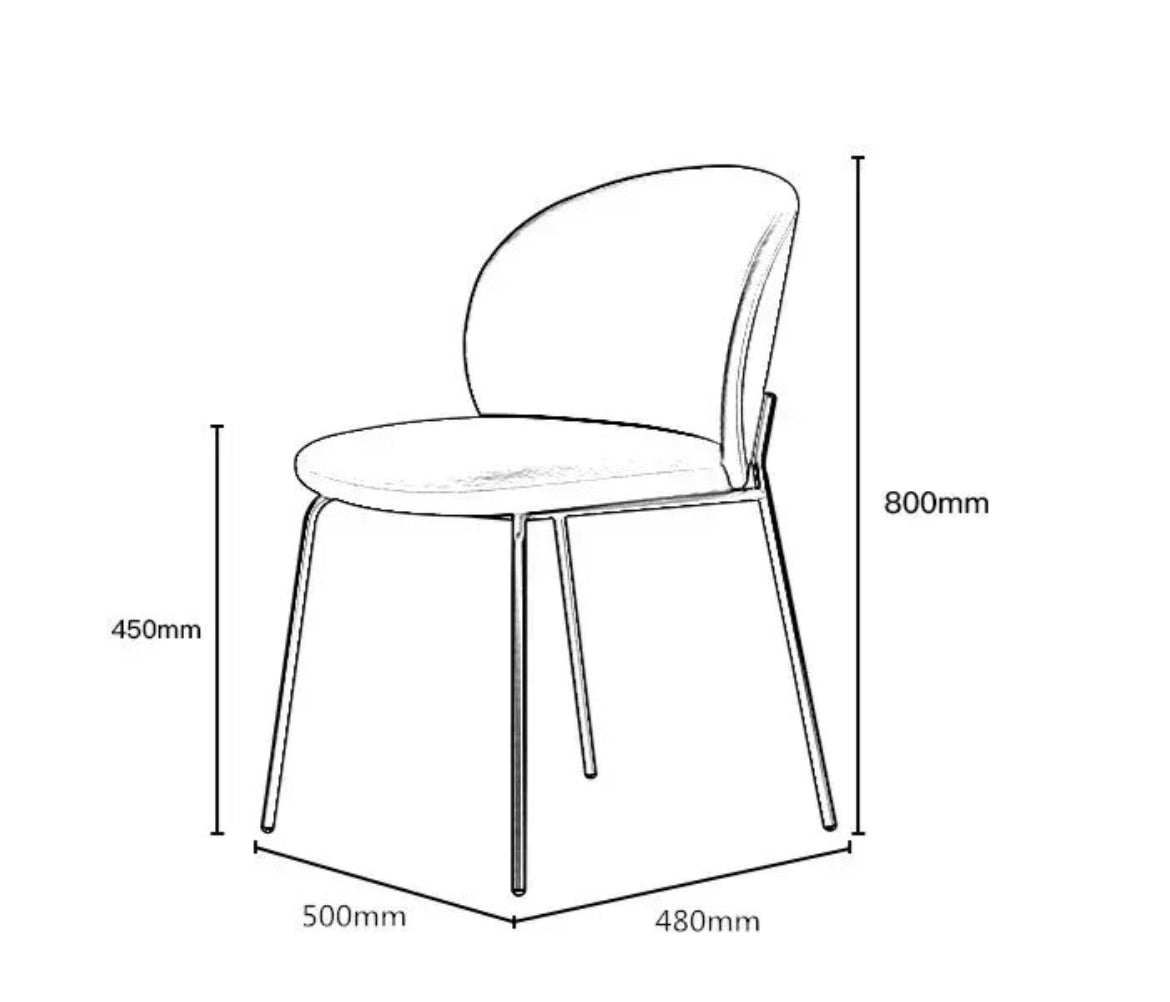 ALETTA DINING CHAIR 140