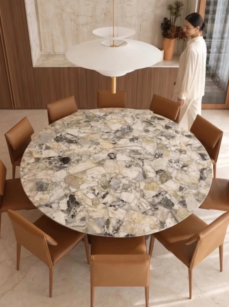 ALETTA TABLE 15 - EMERALD CALACATTA STONE