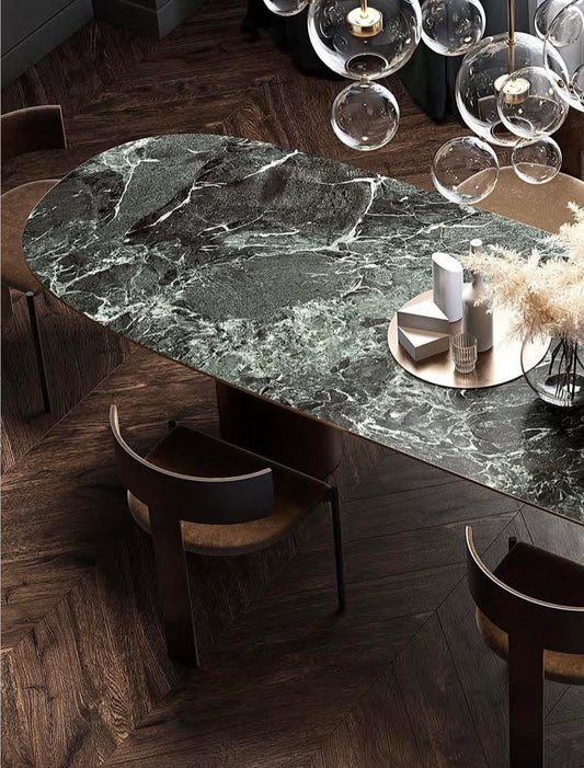 ALETTA TABLE 13 - VERDE MARBLE