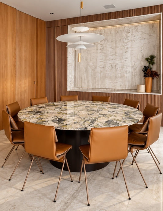 ALETTA TABLE 15 - EMERALD CALACATTA STONE